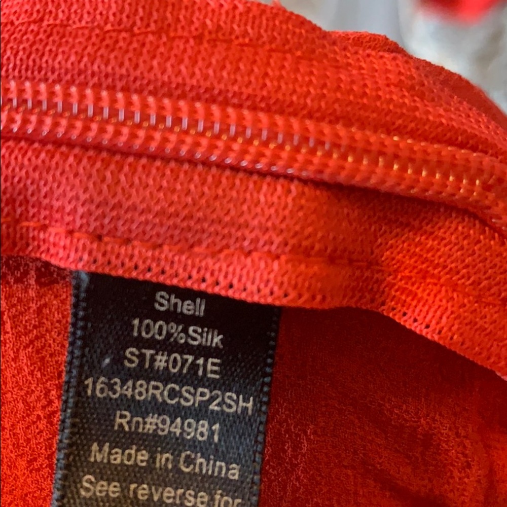Tangerine Ruffle Tanktop - Picture 3 of 3